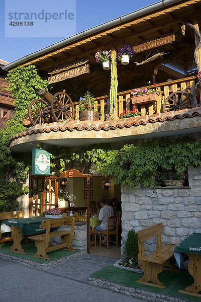 Restaurant  Museumsstadt Nessebar  Schwarzmeerküste  Bulgarien