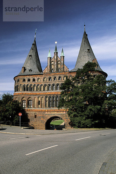 Holstentor  Lübeck  Schleswig-Holstein  Deutschland