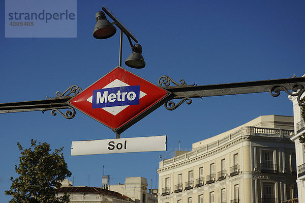 Metro Station   Madrid   Spanien   Europa