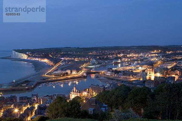 Stadtansicht   Le Treport   Seine-Maritime   Normandie   Frankreich   Europa