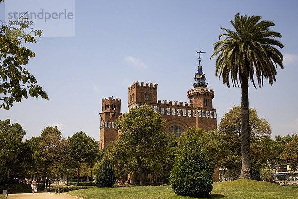 Museu de Zoologia  Parc de la Ciutadella  Castell dels tres dragons  Barcelona  Katalonien  Spanien
