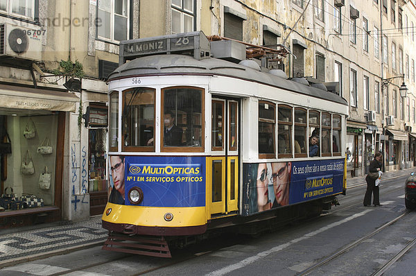 Straßenbahn  Lissabon  Região de Lisboa  Portugal  Europa
