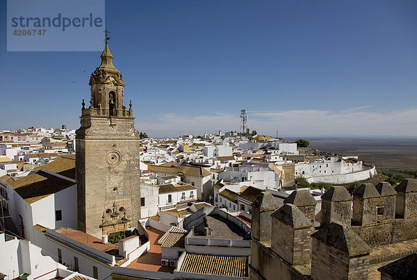 Blick auf die Altstadt  Carmona  Andalusien  Spanien