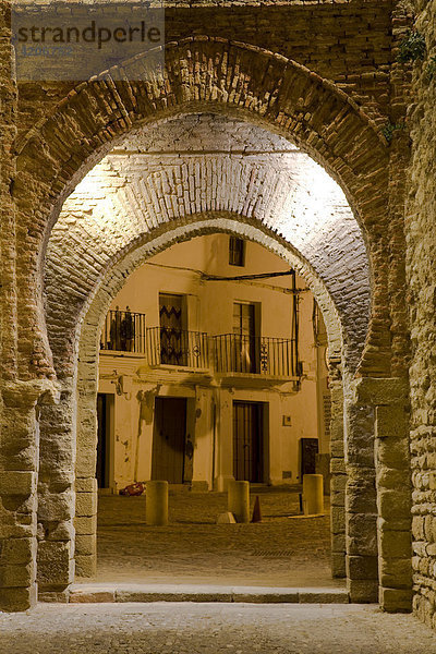 Arabisches Altstadttor. Ronda  Andalusien  Spanien