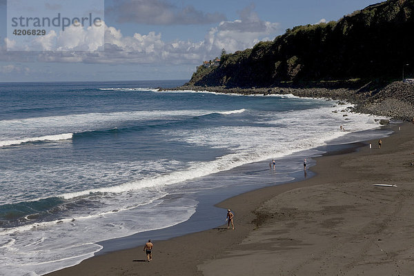 Playa del Socorro  Strand im Norden der Insel Teneriffa  Tenerife  Kanaren  Spanien