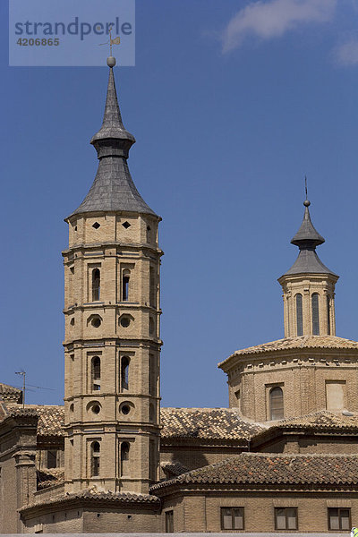 Iglesia de San Juan de los Panetes  Saragossa  Zaragoza  Provinz Aragon  Kastilien  Spanien  Europa