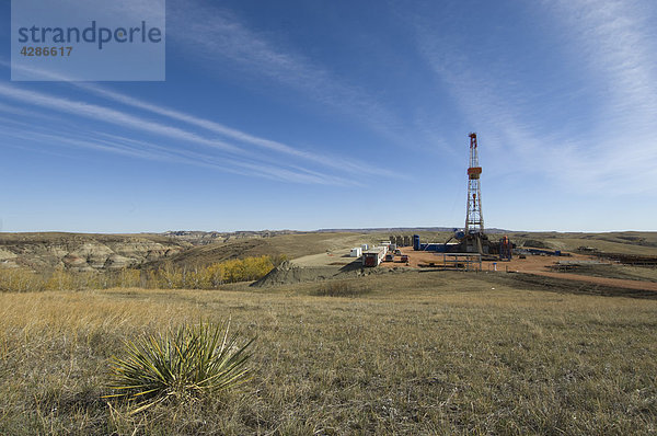 Ölfeld in North Dakota  USA