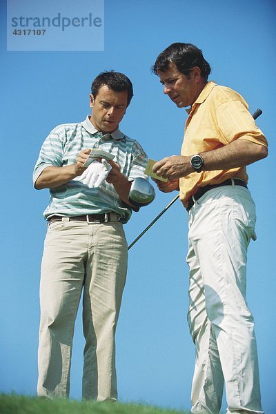 Zwei Golfer  Partitur  volle Länge