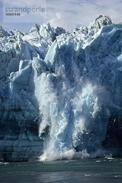 Hubbard-Gletscher Kalben Disenchantment Bay Southeast Alaska Sommer landschaftlich