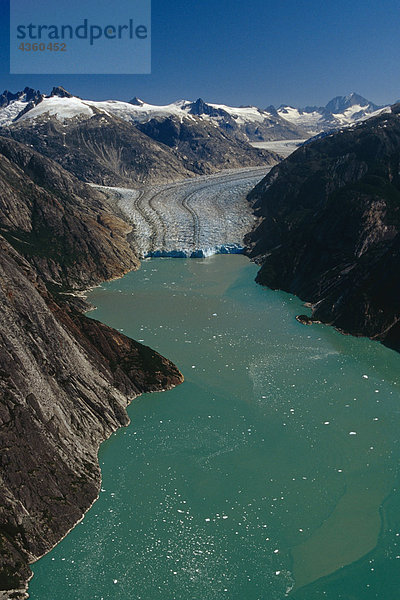 Der Dawes-Gletscher Tongass NF SE Alaska Sommer Aerial