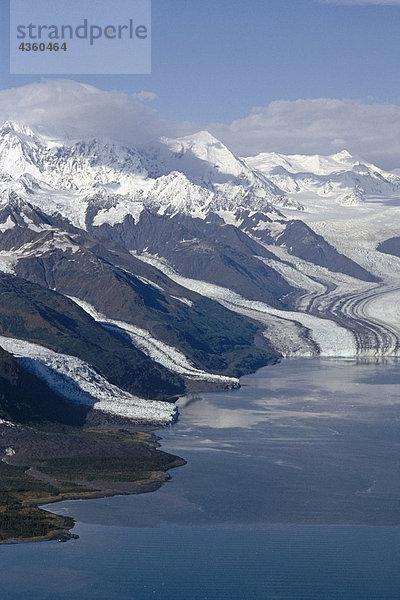 Ansicht des Harvard-Gletschers in der College Fjord Prince William Sound South Central Alaska
