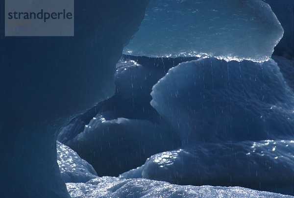 Gletscher Eis Portage-Gletscher Eisberg Closeup South Central Alaska