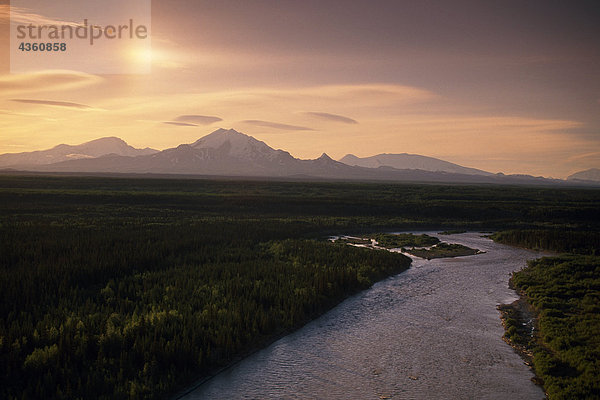 Sun Dog Copper River Wrangell CT SC AK Sommer in der Nähe von Glenallen