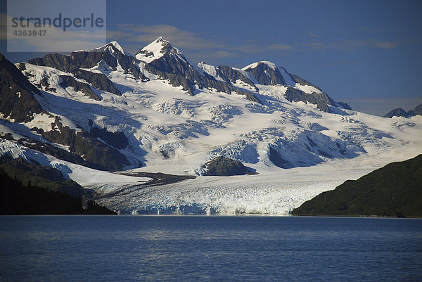 Szenische Ansicht der Harriman Gletscher in Harriman Fjord  Prince William Sound  Alaska