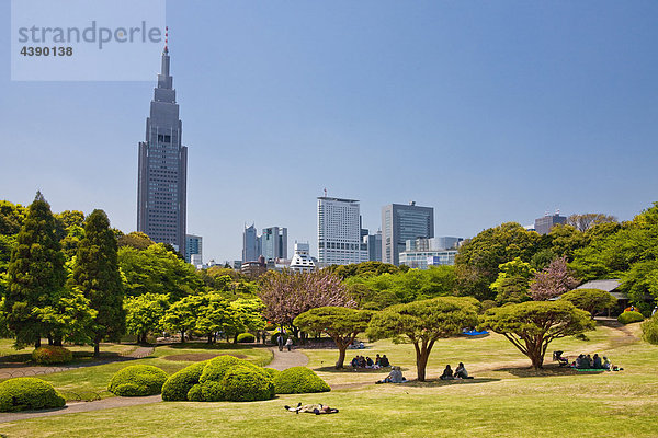 Japan  Asien  Fernost  Tokyo  Shinjuku  Gyoen  Park  Reisen  Tourismus  Urlaub  Ferien