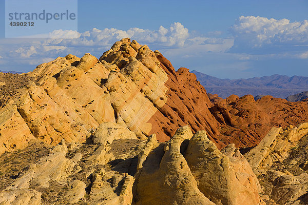 Valley of Fire  USA  Amerika  Vereinigte Staaten  Nevada  Valley of Fire State Park  Felsen  Felsformen  Farben  Sandstein