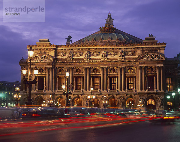 Opernhaus  Oper  Paris  Frankreich  EU  Europa  europäisch  Französisch  Hauptstadt  Stadt  Wahrzeichen  Barock  Architektur  Ve