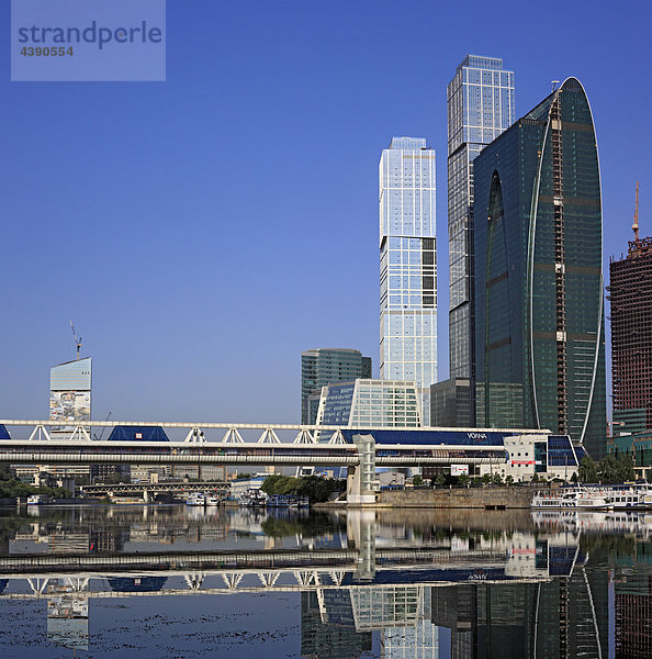 Moskau  Internationales Geschäftszentrum  Business Center  Stadt  Russland  Europa  europäisch  Osteuropa  russisch  Architektur