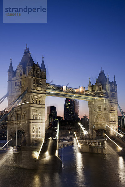 England  London  Tower Bridge and River Thames