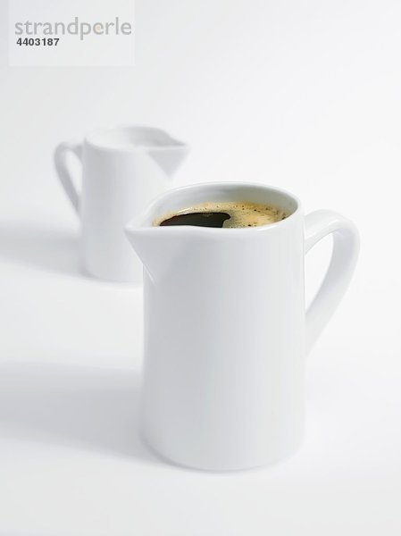 Coffee Pot und Milch jug