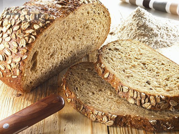 Organische sechs Korn Brot