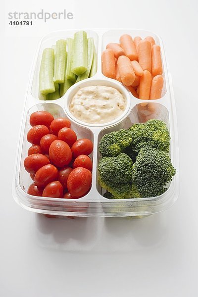 Assorted Gemüse mit Sprung in Kunststoff tray