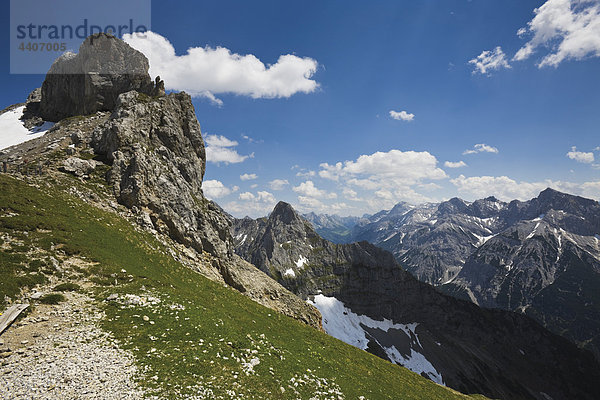 Germany  Bavaria  View of snow capped mountains