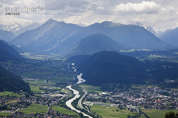 Austria  Tyrol  Telfs  Inn valley