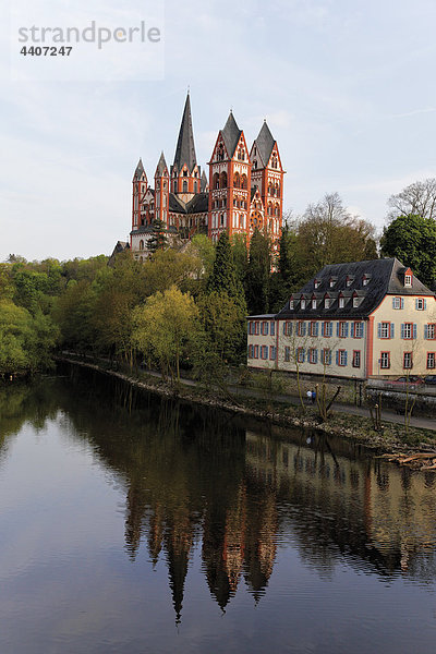 Germany  Hesse  Limburg Cathedral with background people