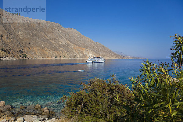 Greece  Crete  View of coast near Loutro