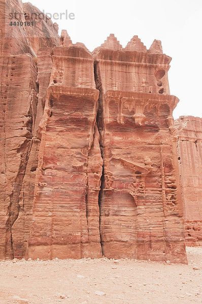 Jordan  Petra  View of temple