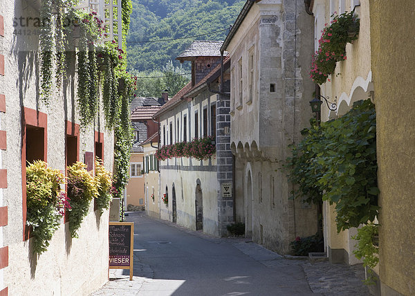 Österreich  Wachau  Woesendorf  Gasse