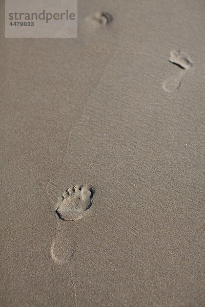 Fußspuren im Sand