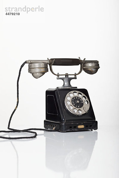Ein altmodisches Rotationstelefon