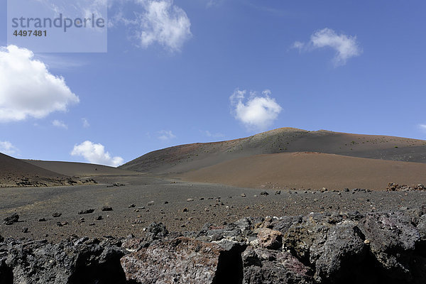 Spanien  Lanzarote  Timanfaya  Parque National  Feuer-Berge  Gebirge  Landschaft  Schauspiel der Natur  Sehenswürdigkeit  Vulkane