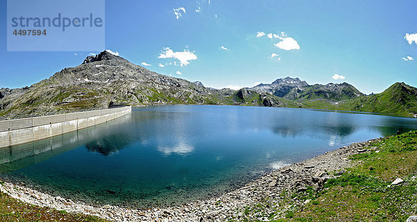 Schweiz  Ticino  Vallemaggia  Val Lavizzara  Lago Naret  Tal der Maggia  See