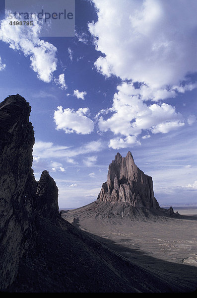 Schiff Rock  Navajo Indian Reservation  New Mexico  USA  USA  Amerika  Berg
