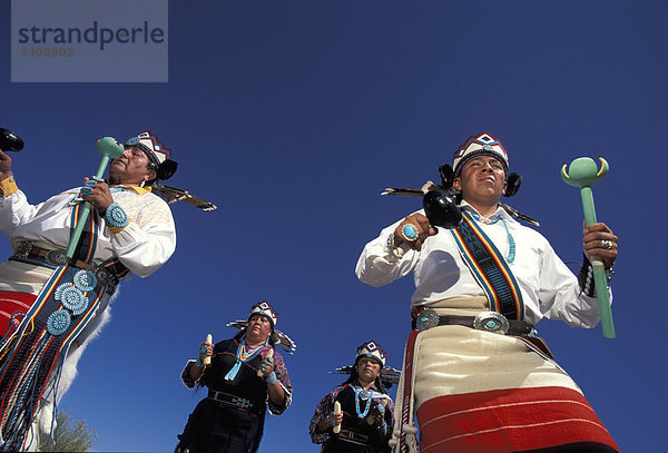 Acoma Pueblo  Tänzer  New Mexico  USA  USA  Amerika  Tradition  Kultur