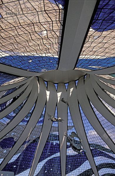 Kathedrale  Brasilia  Brasilien  Südamerika  innen  Dach  Architektur