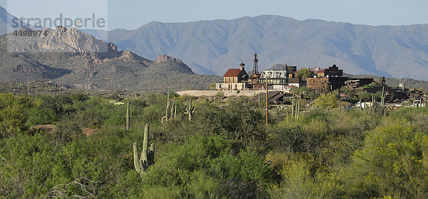 Goldfield  Geisterstadt  Apache Junction  USA  USA  Amerika  Dorf Landschaft