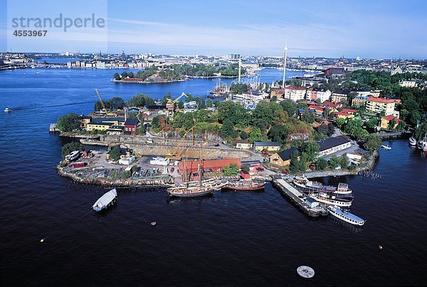 Luftbild von Stockholm