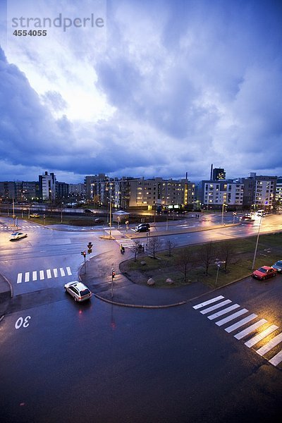 Stadtansicht Stadtansichten Abenddämmerung