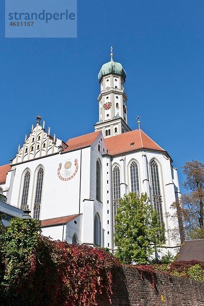 Deutschland  Bayern  Augsburg  Blick auf St. Ulrich und St. Afra-Kirche