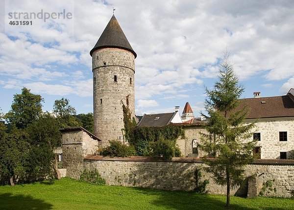 Österreich  Mühlviertel  Freistadt  Blick auf den Scheiblingturm