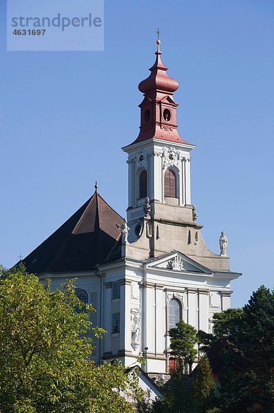 Österreich  Niederösterreich  Waldviertel  Hohenreich  Ansicht Wallfahrtskirche marien