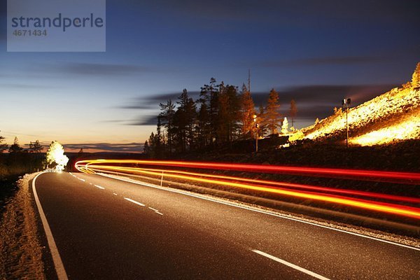 Straße in der Nacht