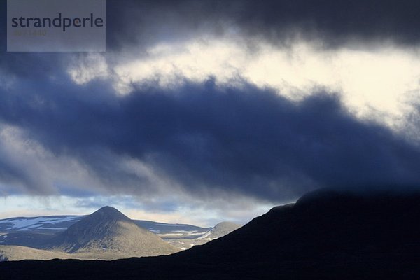 Wolken über der Berglandschaft