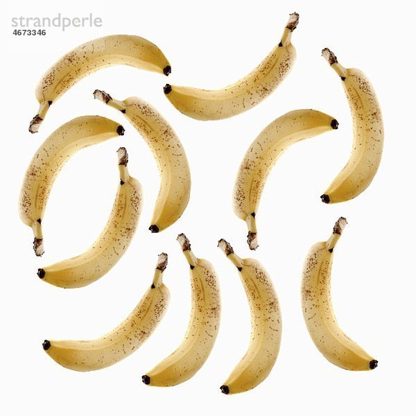 Viele reife Bananen