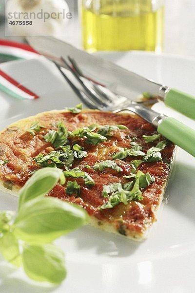 Pizzaecke Toskana für Diabetiker
