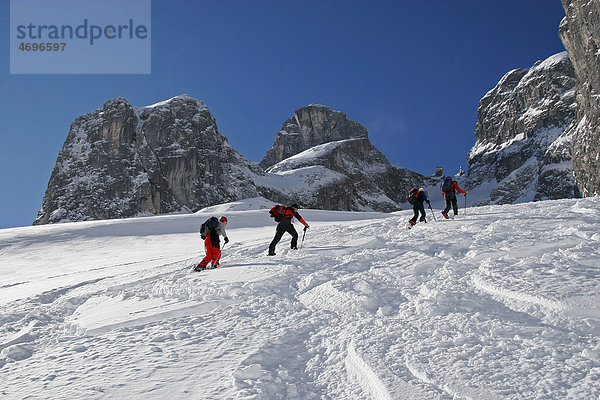 Skitour Drei Türme  Rätikon  Vorarlberg  Österreich  Europa